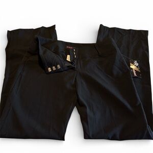 Joe Benbasset Black Straight-Leg Trousers
